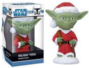 Santa Yoda bobble head, inspired by Ralph McQuarrie's artwork for the Lucasfilm 1981 holiday card.