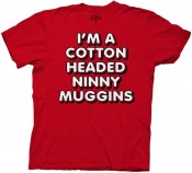 Elf Cotton Headed Ninny Muggins T-shirt - Red
