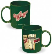 Green leg lamp mug.